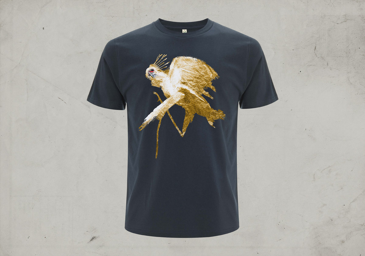 Denim Blue Bird organic cotton Plainride T-shirt